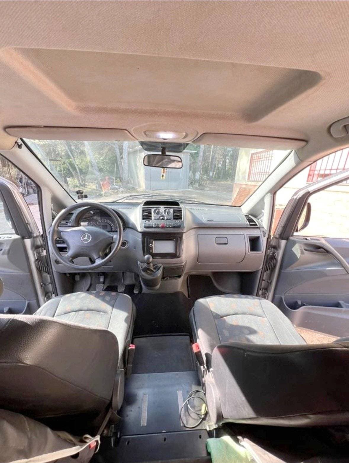 Puesto de conducción de la Mercedes Vito